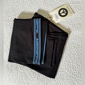 Madhappy black and blue athletic leggings NWT